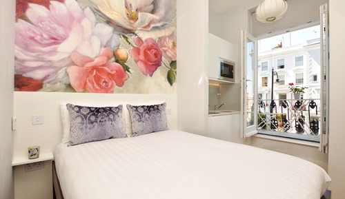 Balcony Small Studio Apartment
