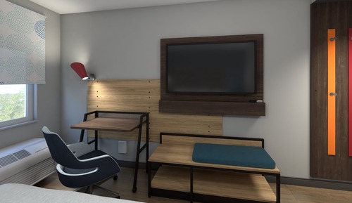 Room, 1 King Bed, Accessible (Mobility & Hearing, Roll-In Shower)