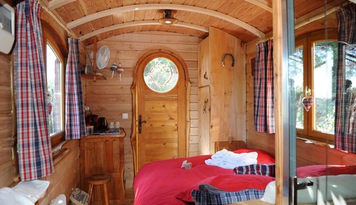 Roulotte, sauna