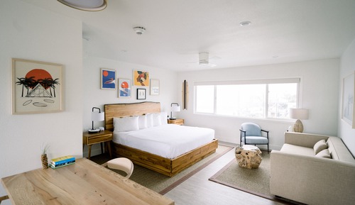 Peaceful Partial Ocean View King Room