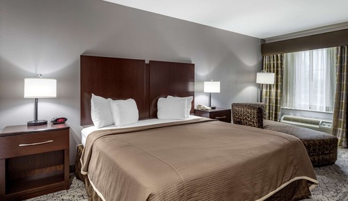 Standard Room, 1 King Bed, Non Smoking, Refrigerator & Microwave