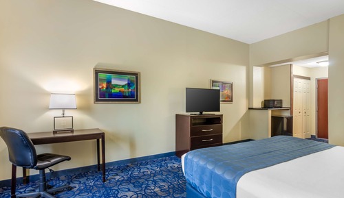 Standard Room, 1 King Bed, Non Smoking, Refrigerator & Microwave