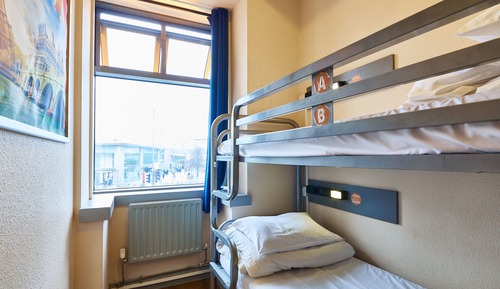 Bed in a 12-Bed Dorm, Shared Bathroom