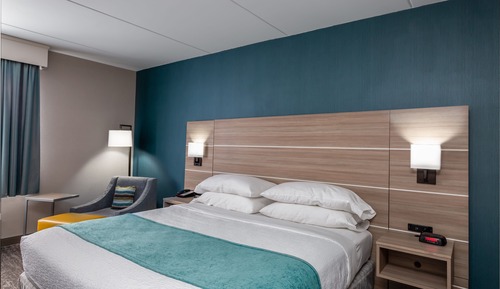 Standard Room, 1 King Bed, Non Smoking, Refrigerator & Microwave