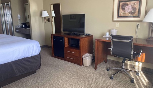 Standard Room, 1 King Bed, Non Smoking, Refrigerator & Microwave