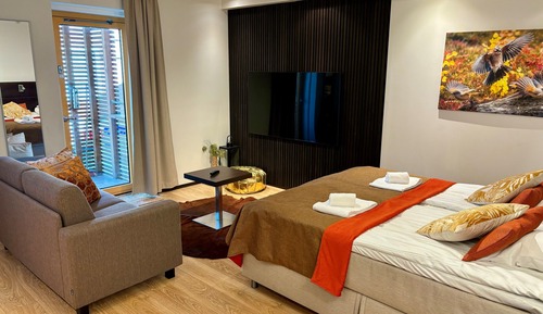 Studio B18 - Street view, Sauna (2 Adults + 2 Children)