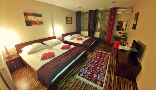 Comfort Quadruple Room, Terrace, Lakeside