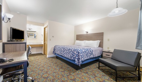 Standard Room, 1 King Bed, Refrigerator & Microwave