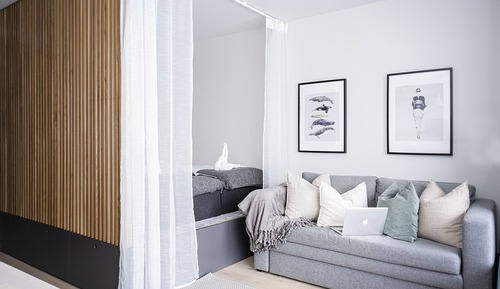 Studio, 2 Twin Beds