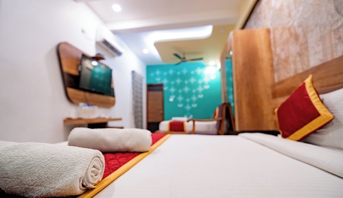 Superior Quadruple Room, Multiple Beds, City View