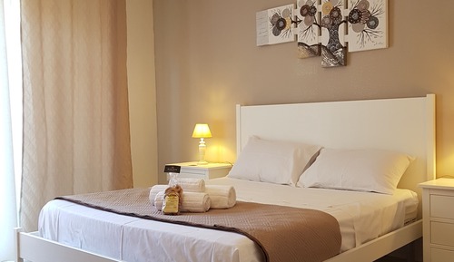 Double Room, Balcony, City View (Left side)