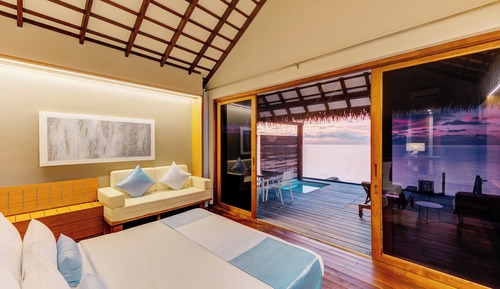 Sunset Water bungalow