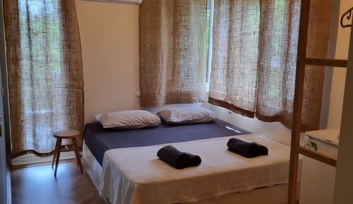 Standard Double Room, 1 Queen Bed, Balcony, Garden View