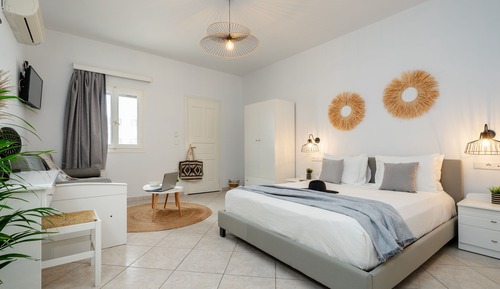 Basic Studio, 1 Double Bed with Sofa bed, City View