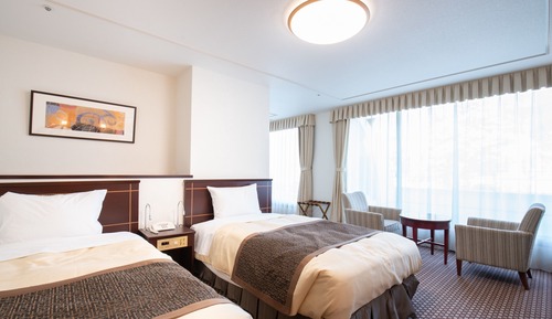 [Non-Smoking] Western Style Standard Twin Room (50 sqm)