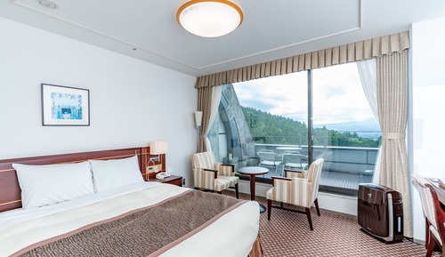 [Non-Smoking] Western Style Double Room (Mt. Fuji View)