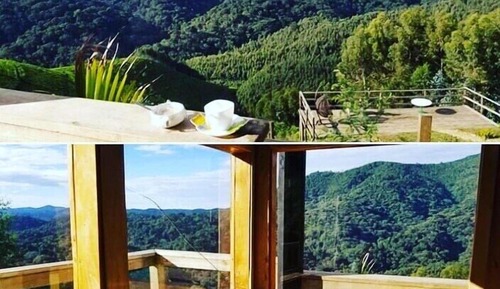 Panoramic Double Room, 1 Queen Bed, Fireplace, Mountain View