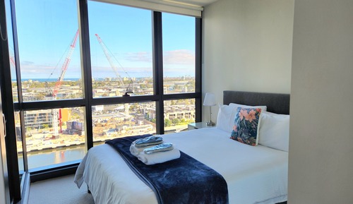 One bedroom apartment with water views