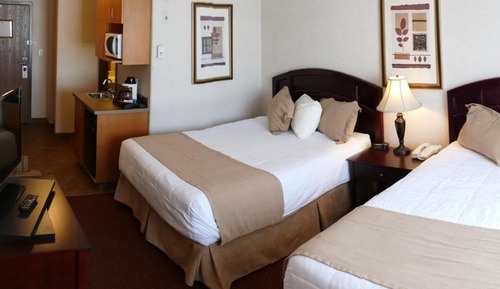 Standard Room, 2 Queen Beds, Refrigerator & Microwave