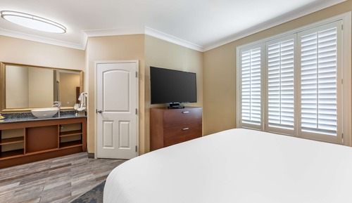 Suite, 1 King Bed, Non Smoking, Refrigerator & Microwave (Larger Room;with Sofabed)