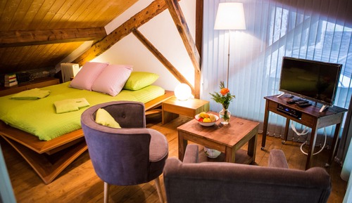 Traditional Double Room, 1 King Bed, Non Smoking, River View (Les Nids des Oiseaux )