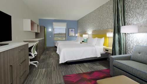 Studio, 2 Queen Beds, Accessible (Hearing)