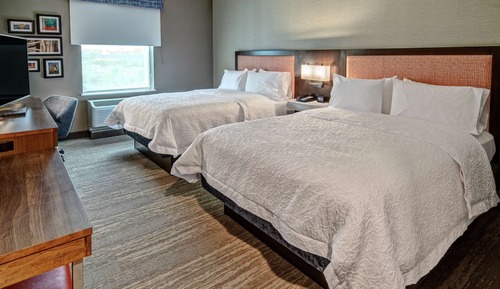 Room, 2 Queen Beds, Refrigerator & Microwave