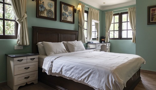 Deluxe Double Room, Balcony, Garden View