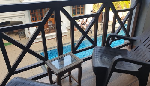 Studio with Pool View