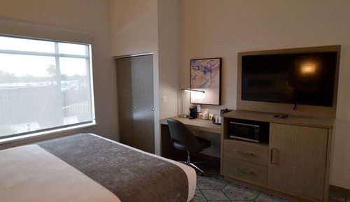 Standard Room, 1 King Bed, Accessible, Refrigerator & Microwave