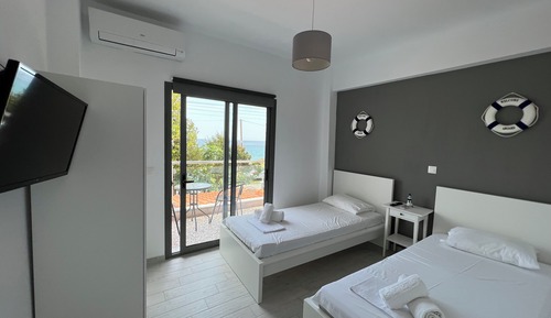 Comfort Apartment, 2 Twin Beds, Sea View