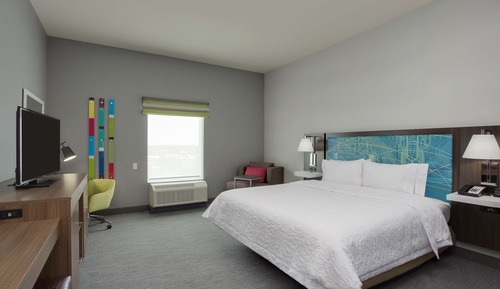 Room, 1 King Bed, Accessible, Non Smoking (Roll-in Shower)