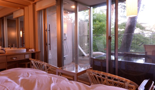 Western Style Room KIRI/TSUYU/KUMO/KEN, Outdoor Bath