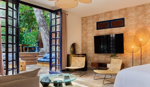 Romantic Suite, Private Pool, Garden Area (Chambre 1)