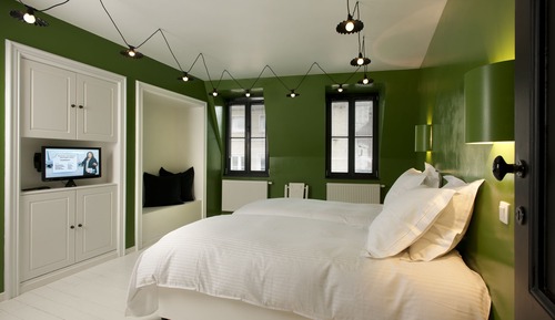Twin Room, Ensuite, City View (Vegetal)