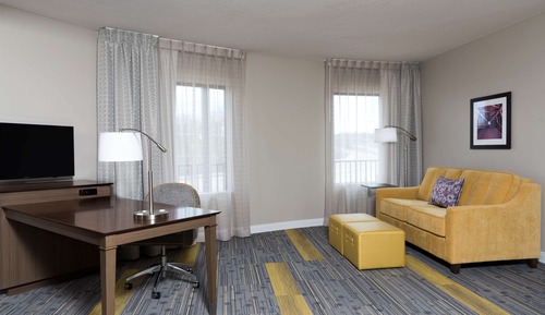 Room, 1 King Bed with Sofa bed, Refrigerator & Microwave, Corner