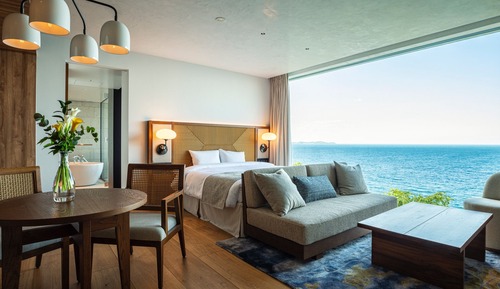 Deluxe Double Room with Hot Spring, Ocean View, Non Smoking