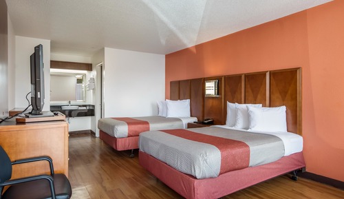 Standard Room, 2 Queen Beds, Smoking, Refrigerator & Microwave