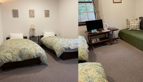 Premier Twin Room, 2 Bedrooms, Shared Bathroom