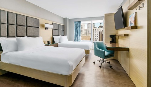 Standard Room, 2 Double Beds, Balcony