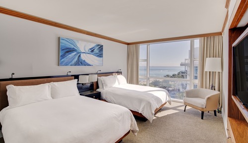 Luxury Apartment, 1 Bedroom, Ocean View (2 Queen Beds)