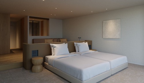 Twin Room, Sea View