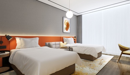 Business Room, 2 Double Beds