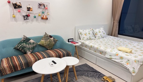 Japanese-style Apartment, 1 Bedroom, Balcony, Pool View