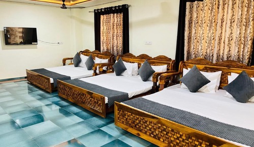 Basic Shared Dormitory, Patio, Pool View