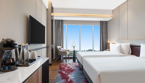 Deluxe Room, 2 Twin Beds, City View