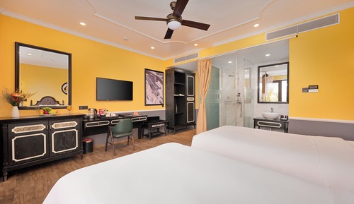 Deluxe Twin Room, Balcony, City View