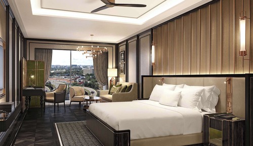 PRESIDENTIAL SUITE, 1 King Bed, 2 Hollywood Beds, Fairmont Gold Lounge access
