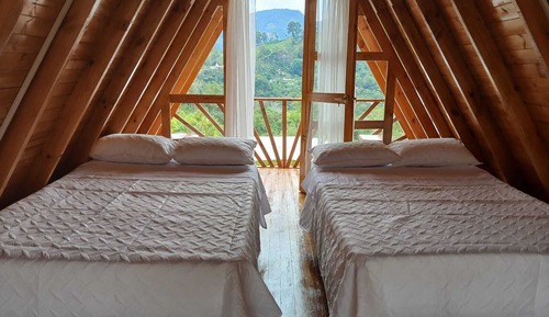 Family Chalet, Balcony, Garden View
