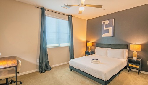 Executive Apartment, 1 Queen Bed with Sofa bed, Balcony, City View